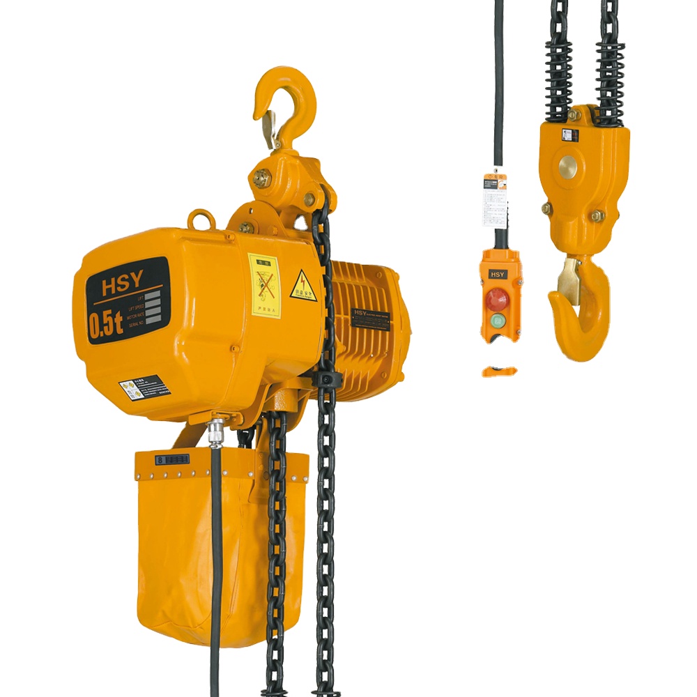 Talha de corrente elétrica industrial de 2 toneladas