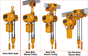 Obras HSY Tipo 1 Ton 3Ton 380V 220V 60HZ 6m Guindaste Hoistlifting Máquina Grua de Corrente Elétrica